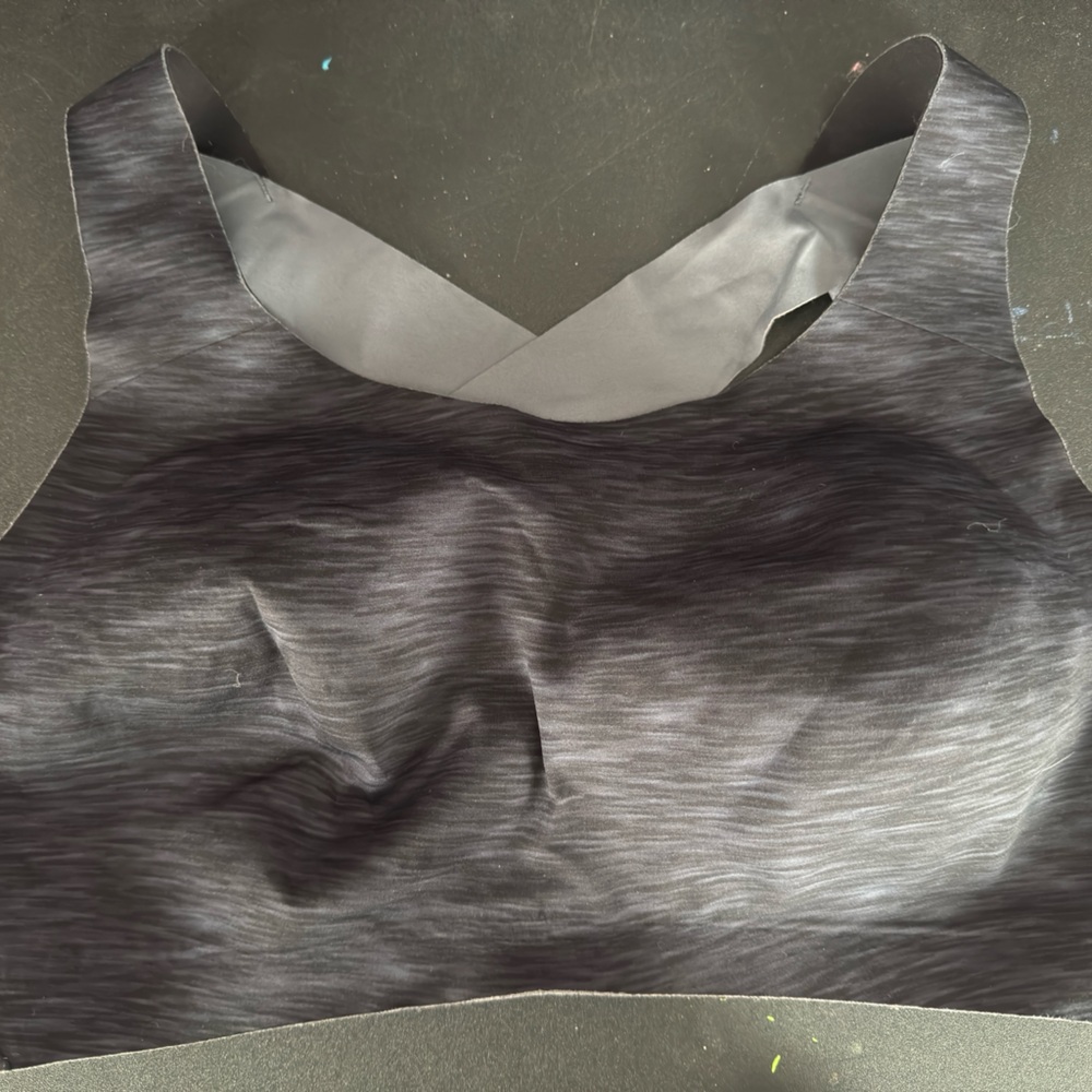 Lululemon Athletica Black and Gray Sports Bra